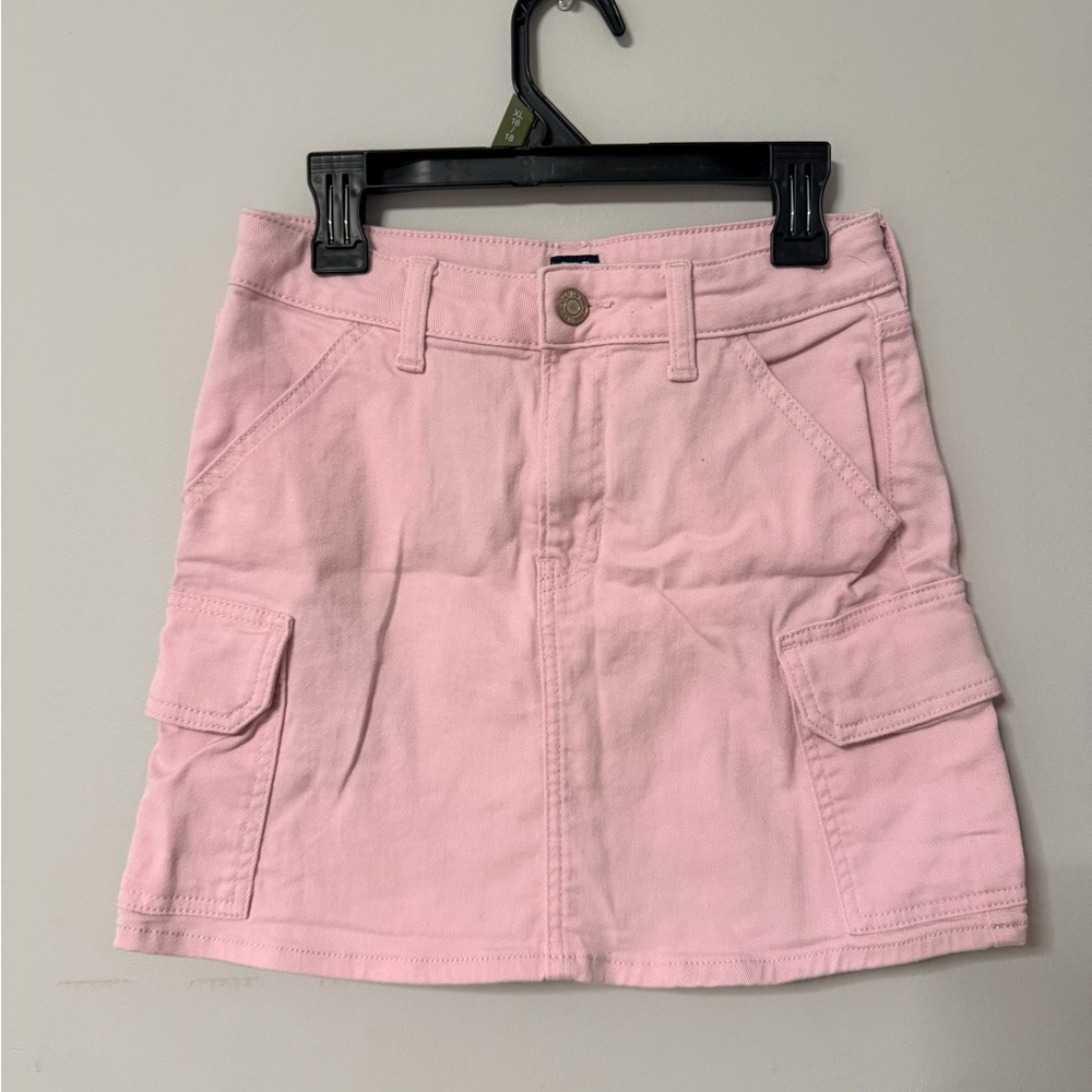 Gap Pink Cargo Mini Skirt
